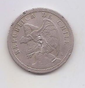 CHILE DEL AÑO 1933 DE 1 PESO